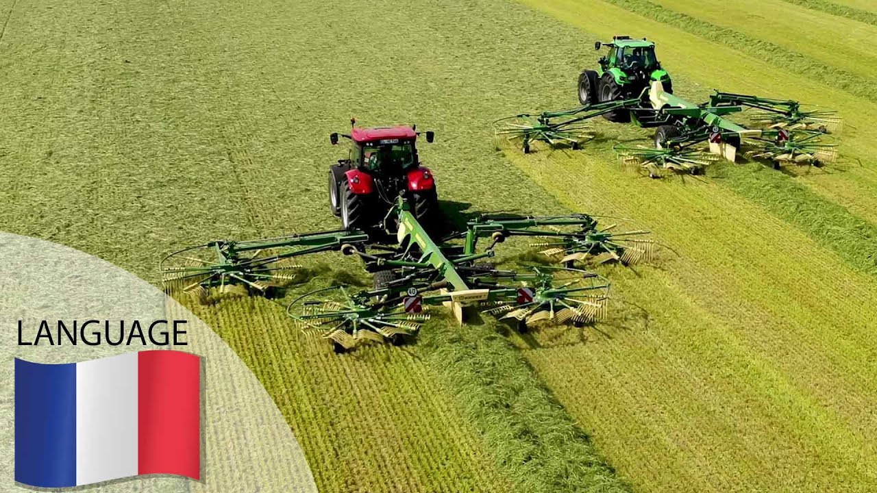 Swadro TC1250 et TC 1370 – KRONE Andaineurs quatre rotors