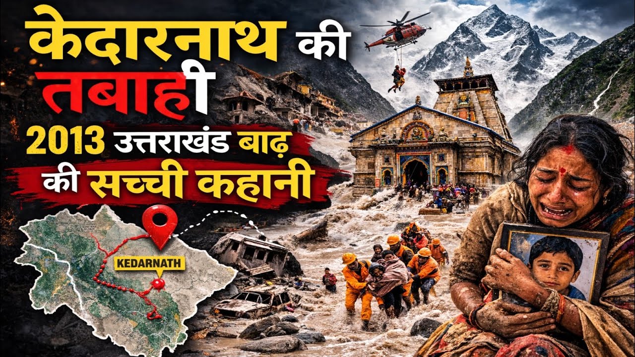 केदारनाथ में मौत का सैलाब – 2013 की दर्दनाक कहानी #up #kedarnath #viral #trending #gk #history 