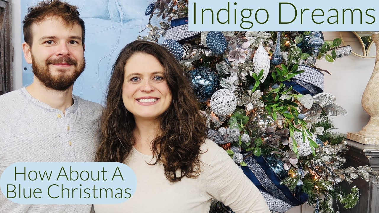 Как украсить рождественскую ёлку в синих, белых и серебристых тонах (2020)