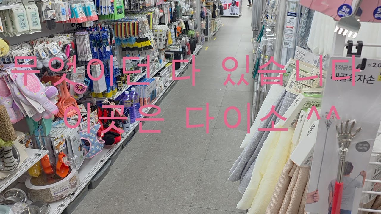 무엇이던 다 있다는 다이소 서초동 롯데마트 이곳은 대한민국 서울 입니다 - 유튜버me 나를위하여
