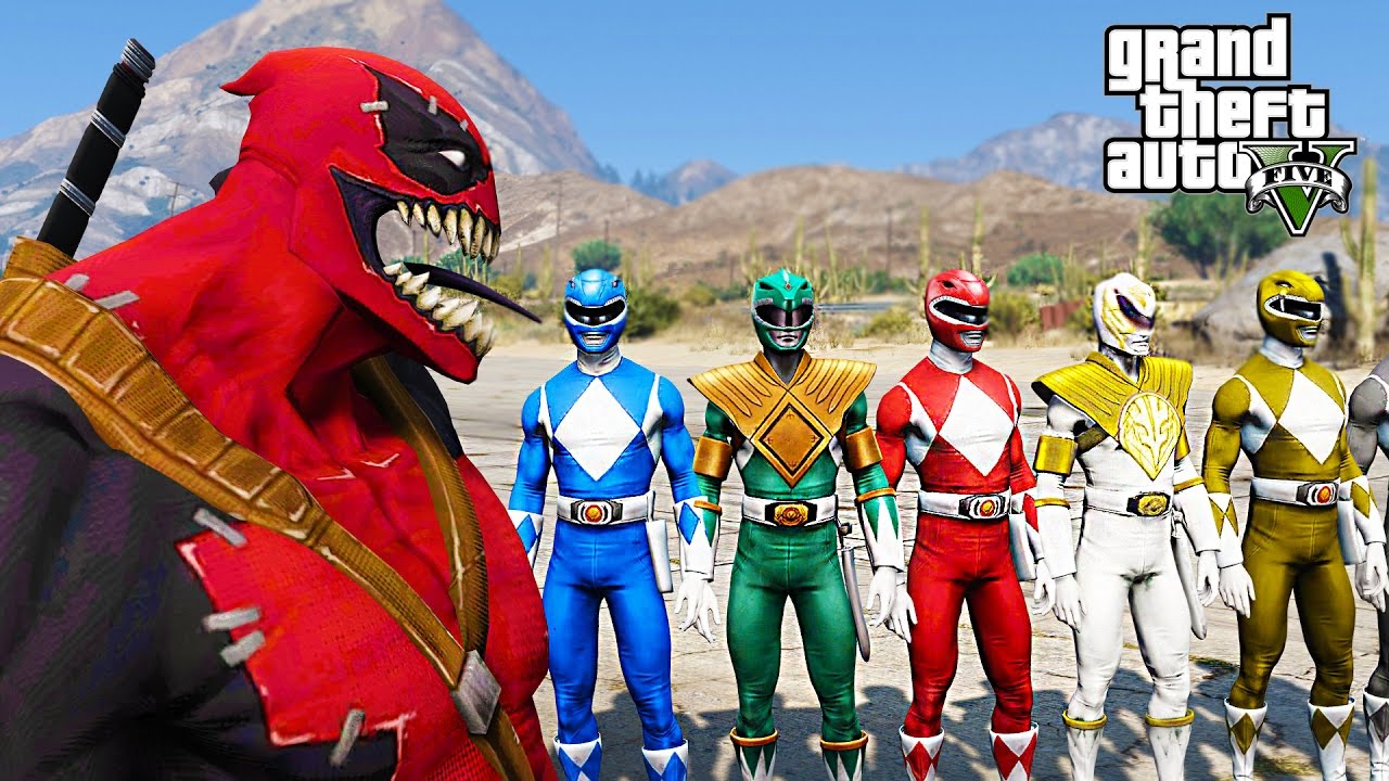 POWER RANGERS VS VENOMPOOL !!!