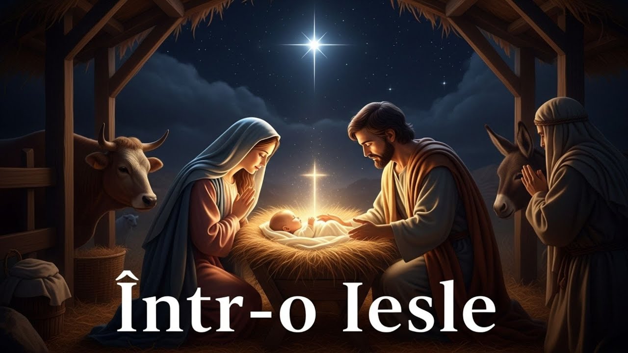 &Icirc;ntr-o Iesle | muzică creștină | un c&acirc;ntec de Crăciun (Colind)