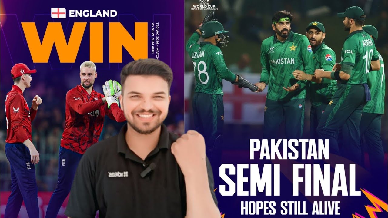 Game On! Pakistan’s Semi Final Hopes Alive After England Beat New Zealand!