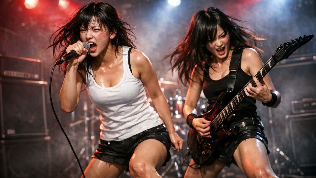 【B'z HEATのオマージュ】『鋼の桜』（AI生成）