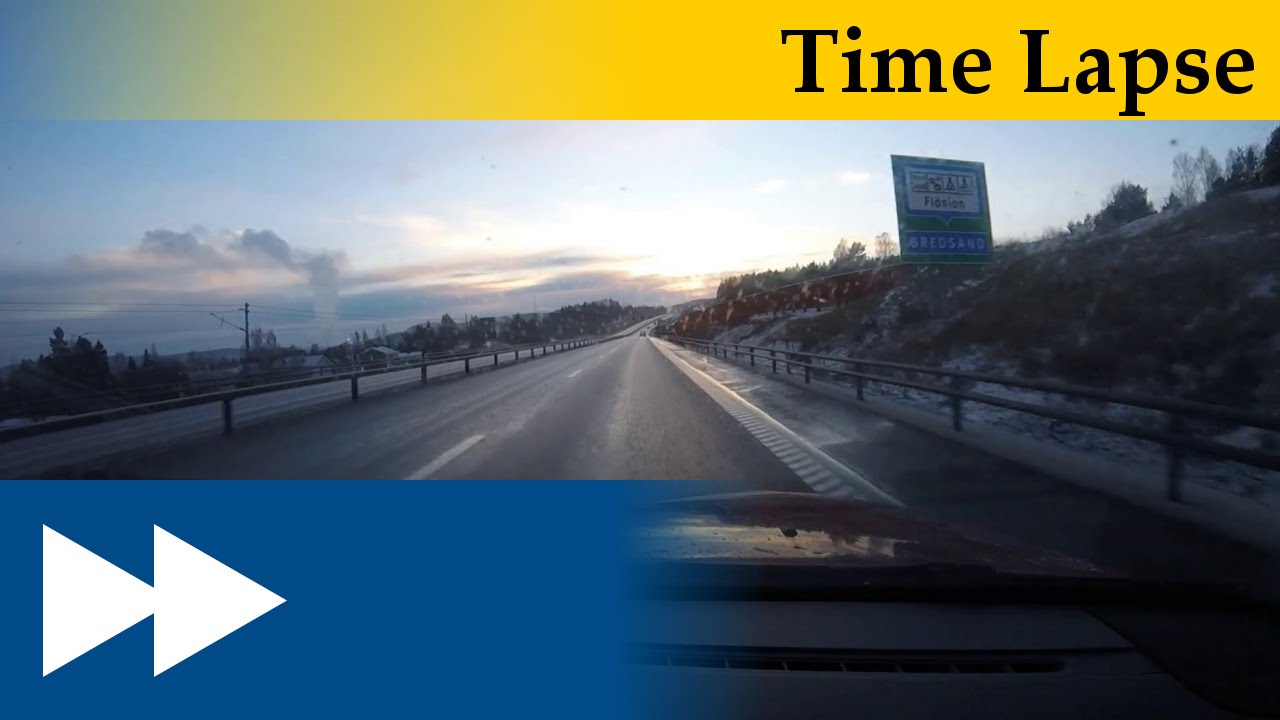 Time Lapse: Sundsvall - Uppsala 2015-12-17