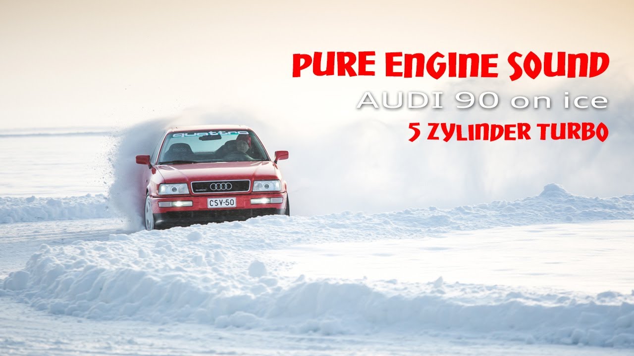 Audi 90 2.2 20VT ice track pure engine sound