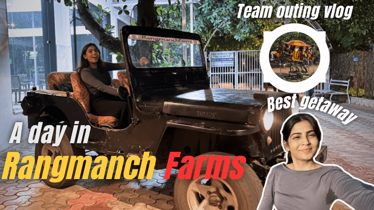 Team Bonding Day at Rangmanch Farms | Gurgaon Vlog 🌾