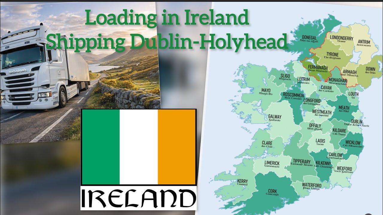 Loading in Co Cork  and shipping Dublin to Holyhead 
