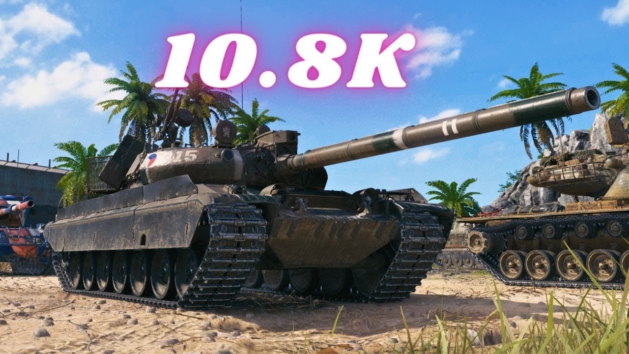 Vz. 55 - 10.8K Damage 10 Kills & Vz. 55 - 10K  World of Tanks   #wot #worldoftanks