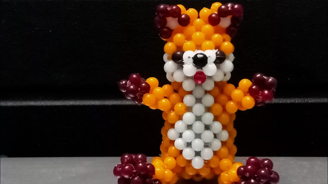 @tendralscrafts4768 - Beaded doll - Tutorial for how to bead funny little FoX part 1