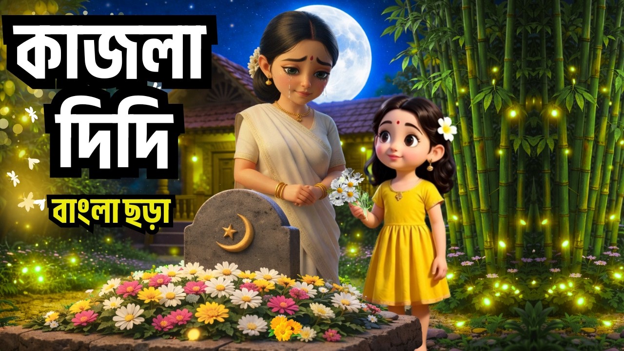 কাজলা দিদি । Kajla Didi। Bangla Poem For Children। Jatindra Mohan Bagchi। ChottoDuniya | বাংলা কবিতা