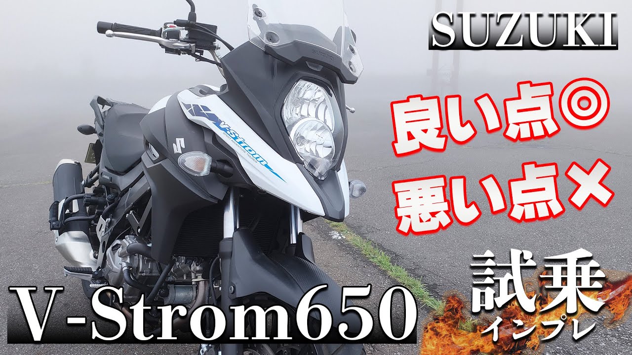 Vストローム650  SUZUKI【試乗インプレ】上質な大人のワインディング！快適No 1バイク！
