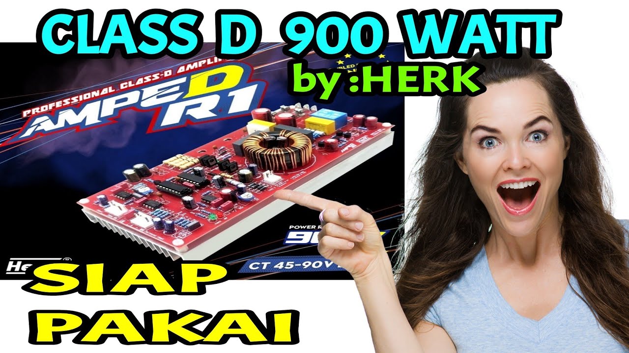AMPED R1 Power Ampli Class D 900 Watt by HERK