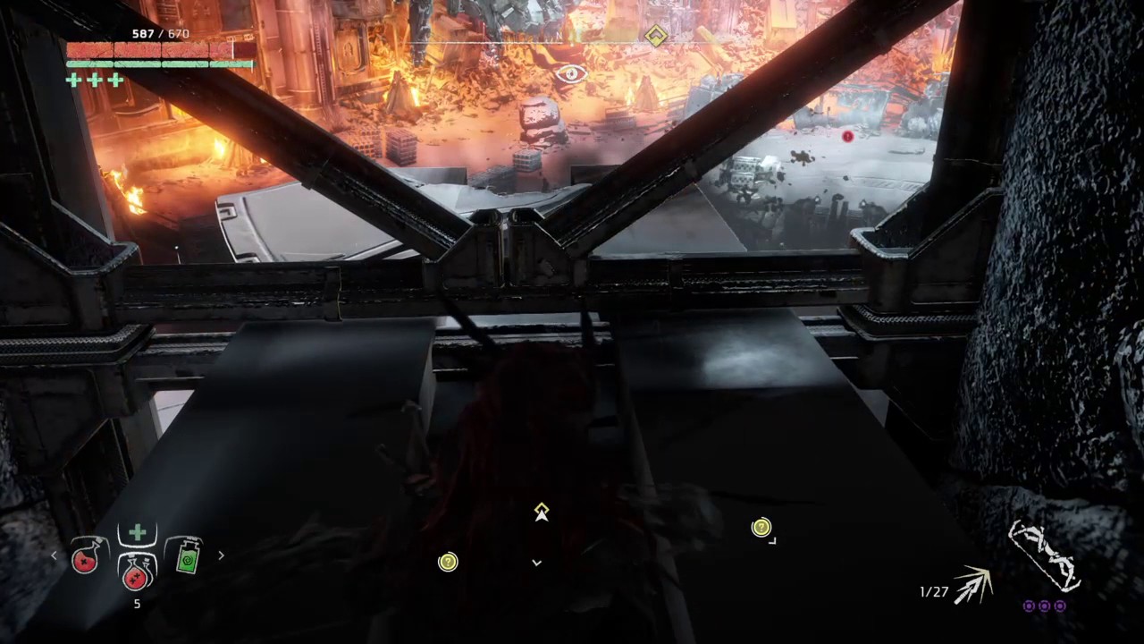 Horizon Zero Dawn™_The Grave Hoard Deathbringer fight glitch