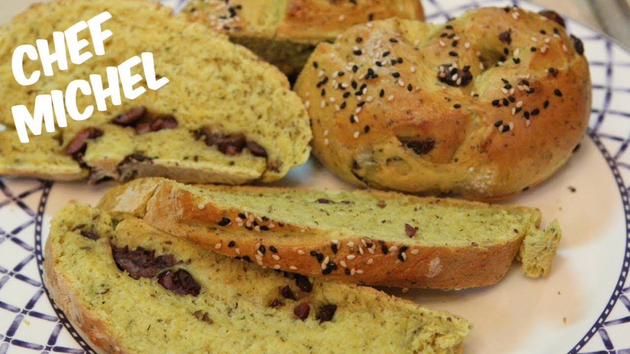 Pain aux olives