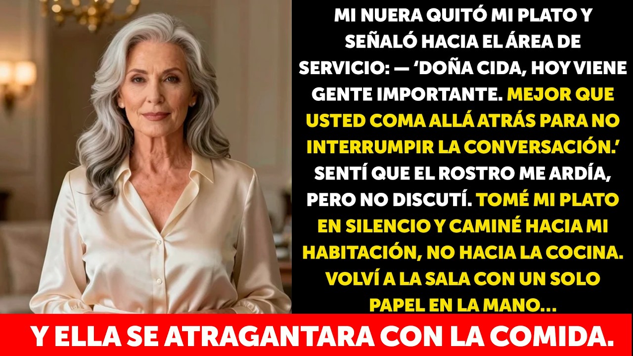Me humilló y me mandó al área de servicio… regresé con un papel y todo cambió