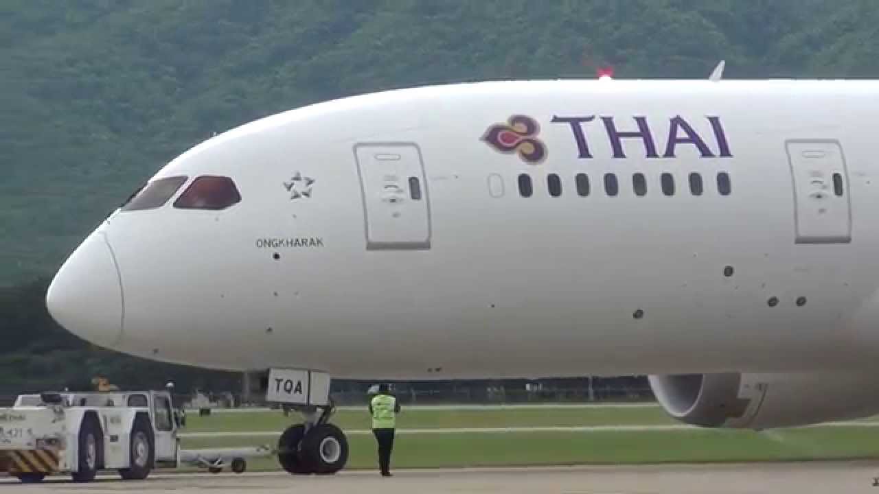 Thai Airways TG 111 Boeing 787-8 Startup @ CNX.