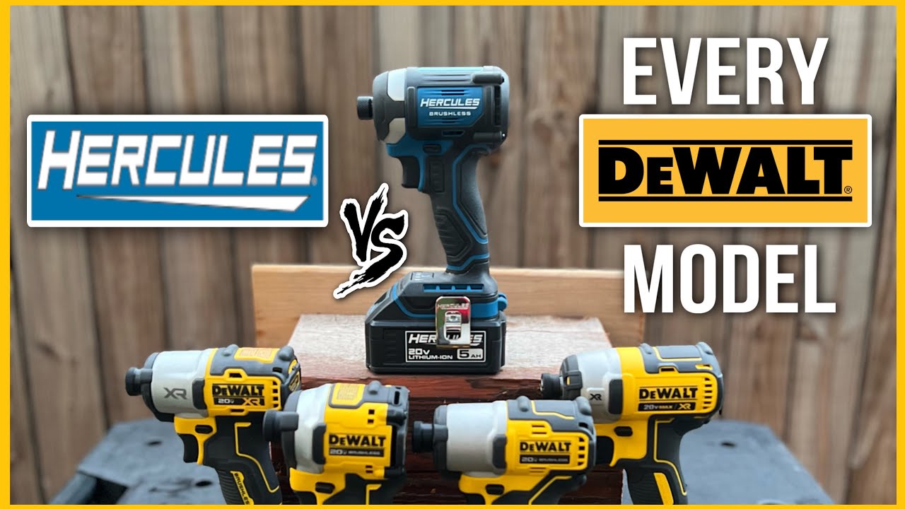 NEW Hercules Impact Driver VS Every DeWALT Model!
