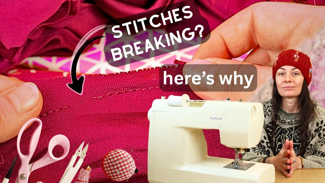 Why are my Threads Popping Out after I Sew them