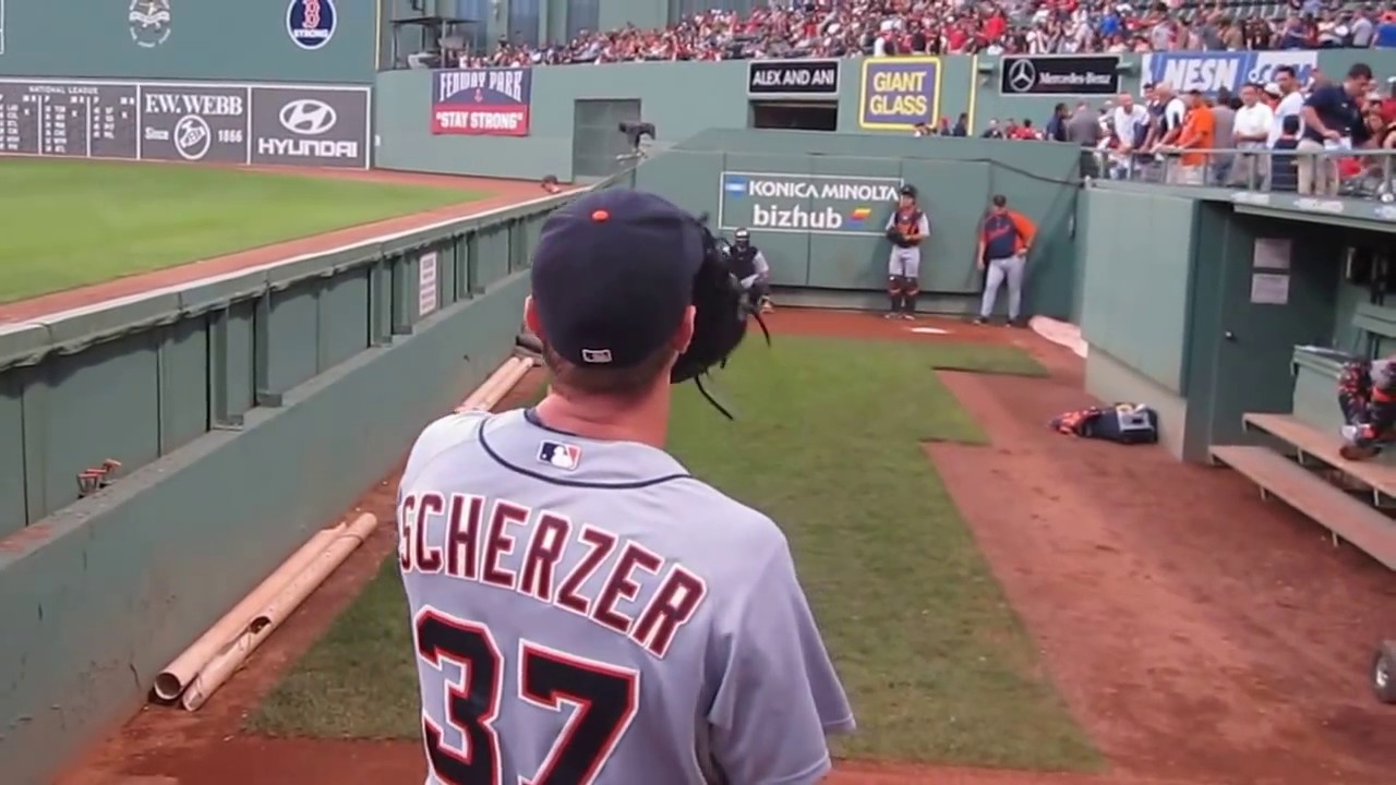 Max Scherzer Bullpen- Fenway Park September 3, 2013. WWW.BULLPENVIDEOS.COM