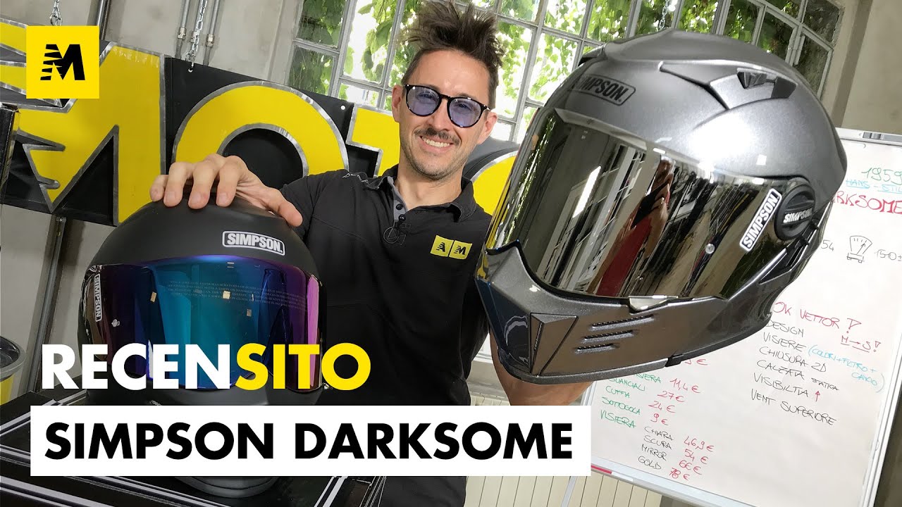 Simpson Darksome: Обзор модульного шлема