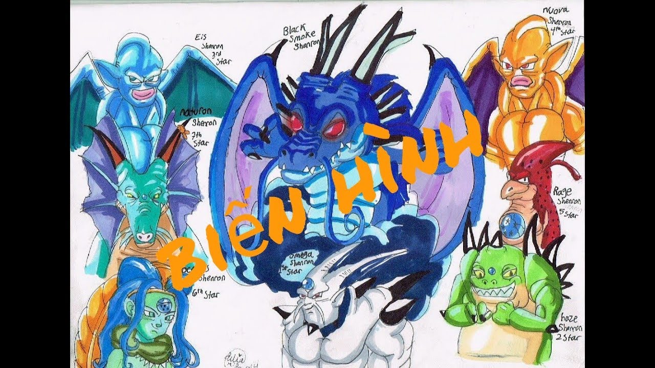 Ngọc rồng online | Biến h&igrave;nh th&agrave;nh 7 con rồng đen | gakuteee ☆