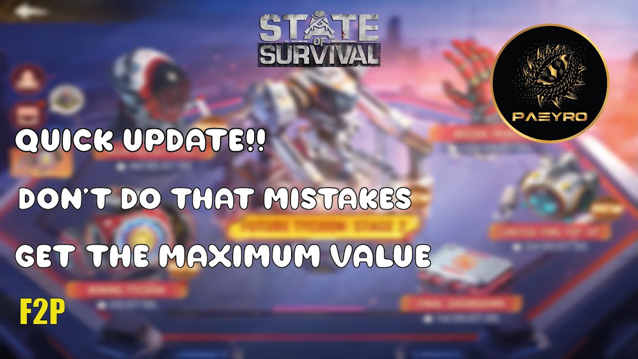 State of Survival : Mecha Radiance I Quick Update I F2P