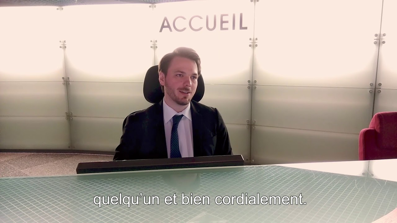 Clément, hôte d'accueil
