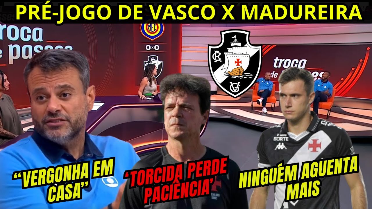 🚨 IMPRENSA REPERCUTE: NINGUÉM ESPERAVA EMPATE DO VASCO E CLIMA ESQUENTA EM SÃO JANUÁRIO