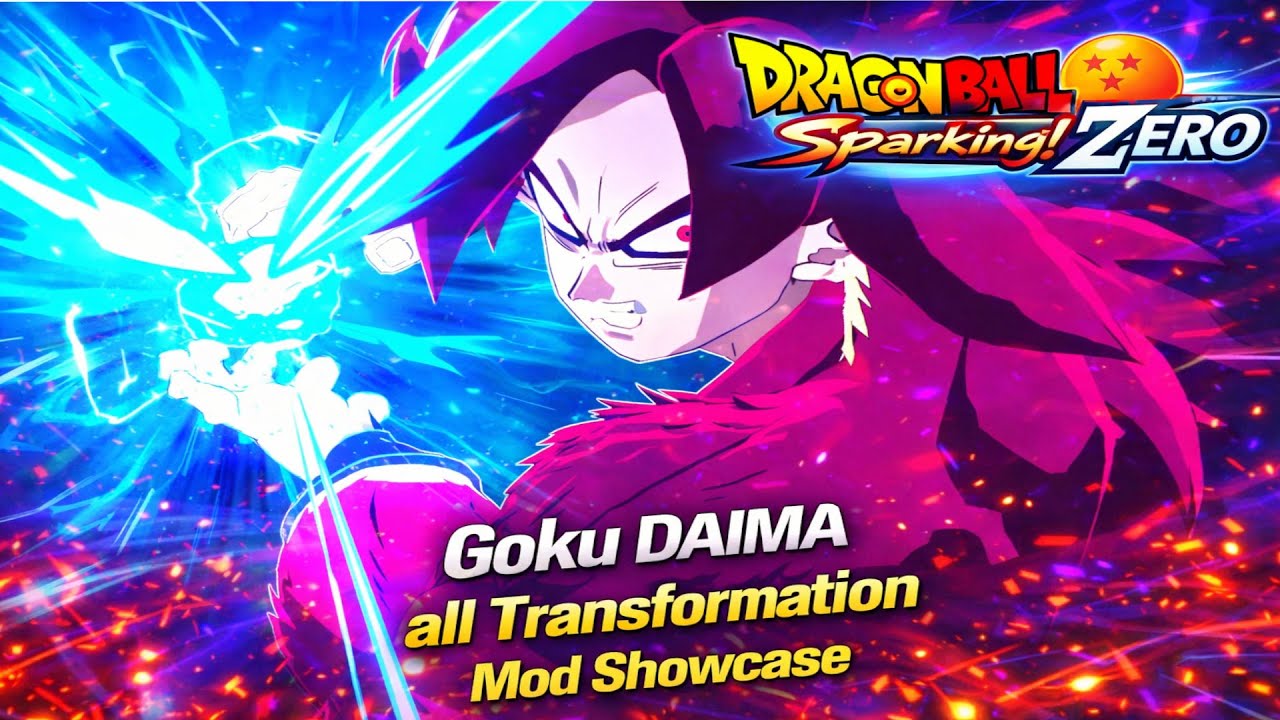 Dragonball Sparking Zero Goku Daima all Forms Mod