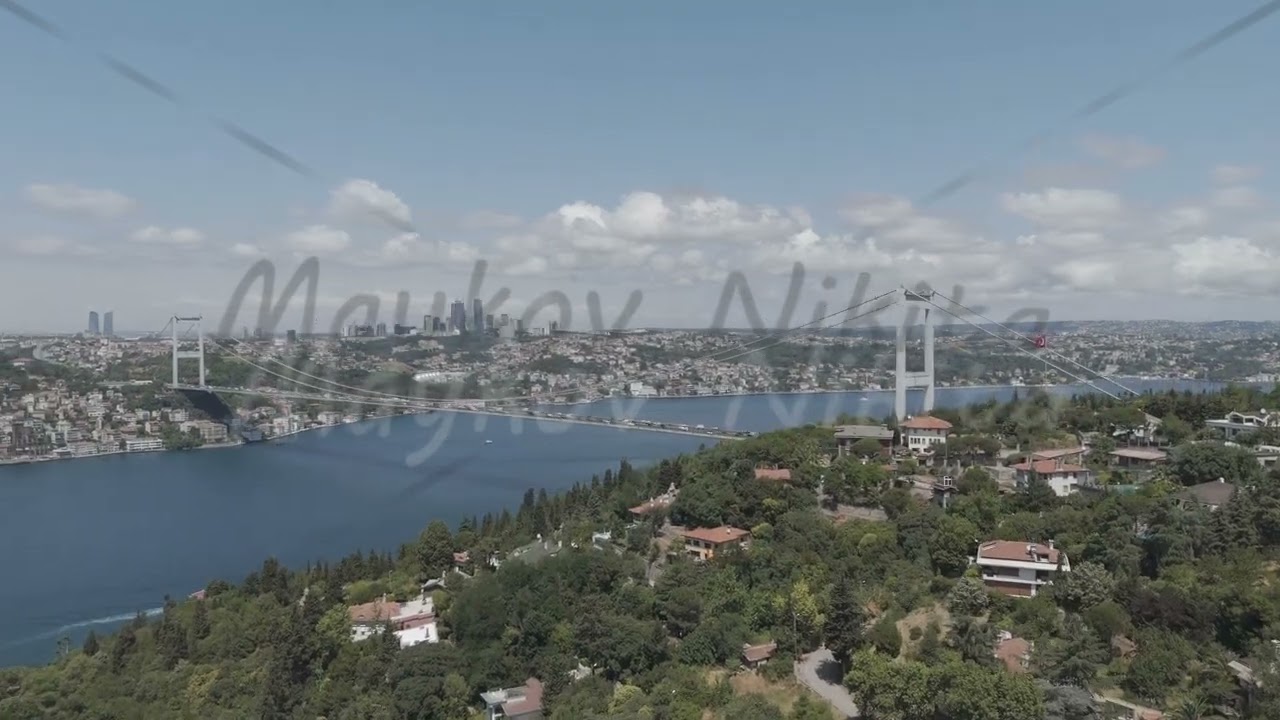 D-Log M. Istanbul, Turkey. Fatih Sultan Mehmet Bridge is a suspension bridge across the Bosphorus...