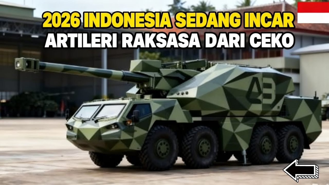 UPDATE 2026: INDONESIA INCAR ARTILERI BERAT DITA 155MM DARI CEKO