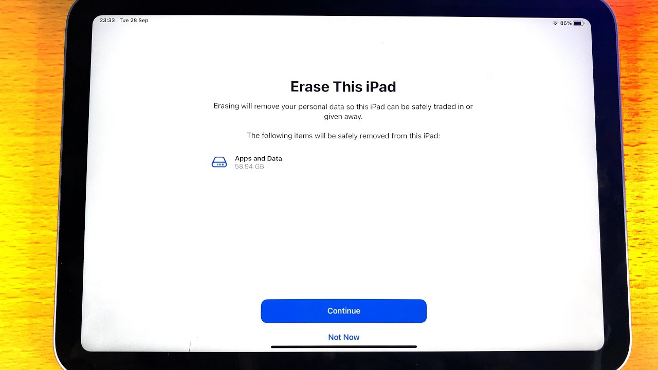 How To Factory Reset iPad Mini 6 | Full Tutorial