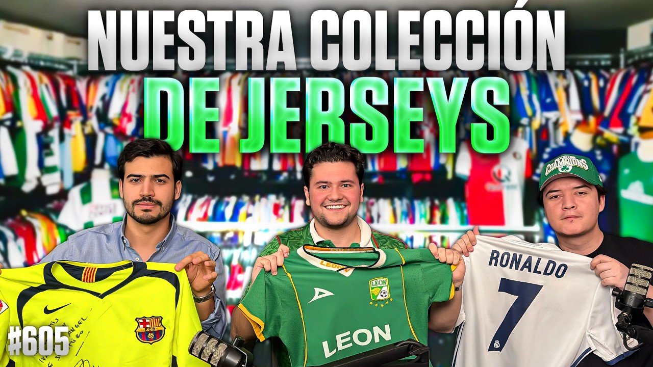PODCAST DE PADILLA #605 &mdash; ENSE&Ntilde;ANDO NUESTRA COLECCI&Oacute;N DE JERSEYS (+100)