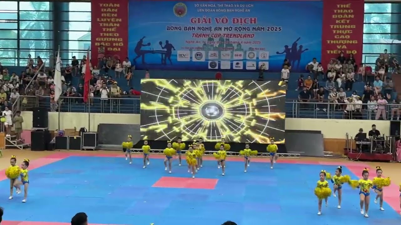 Thi đấu earobic thành phố trẻ mầm non