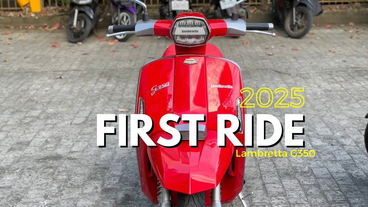 2025 First Ride Lambretta G350