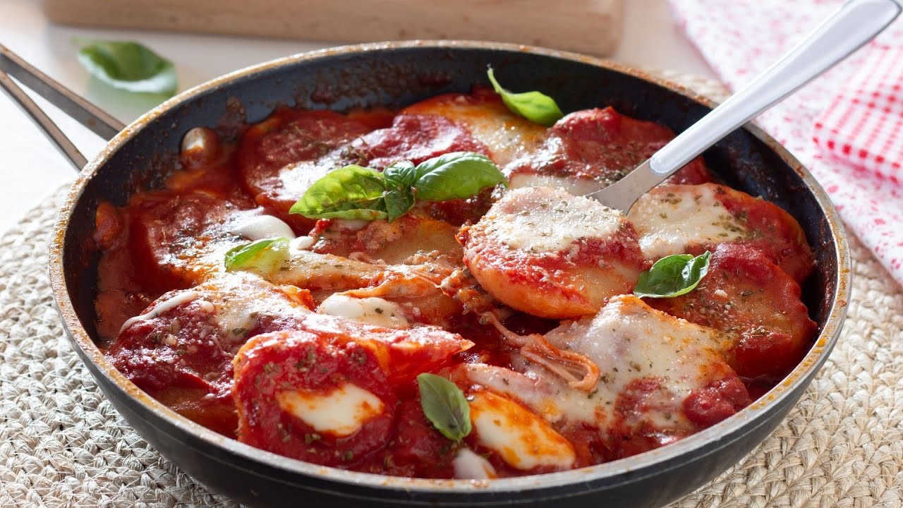 PARMIGIANA DI PATATE IN PADELLA - Facilissima e filante!