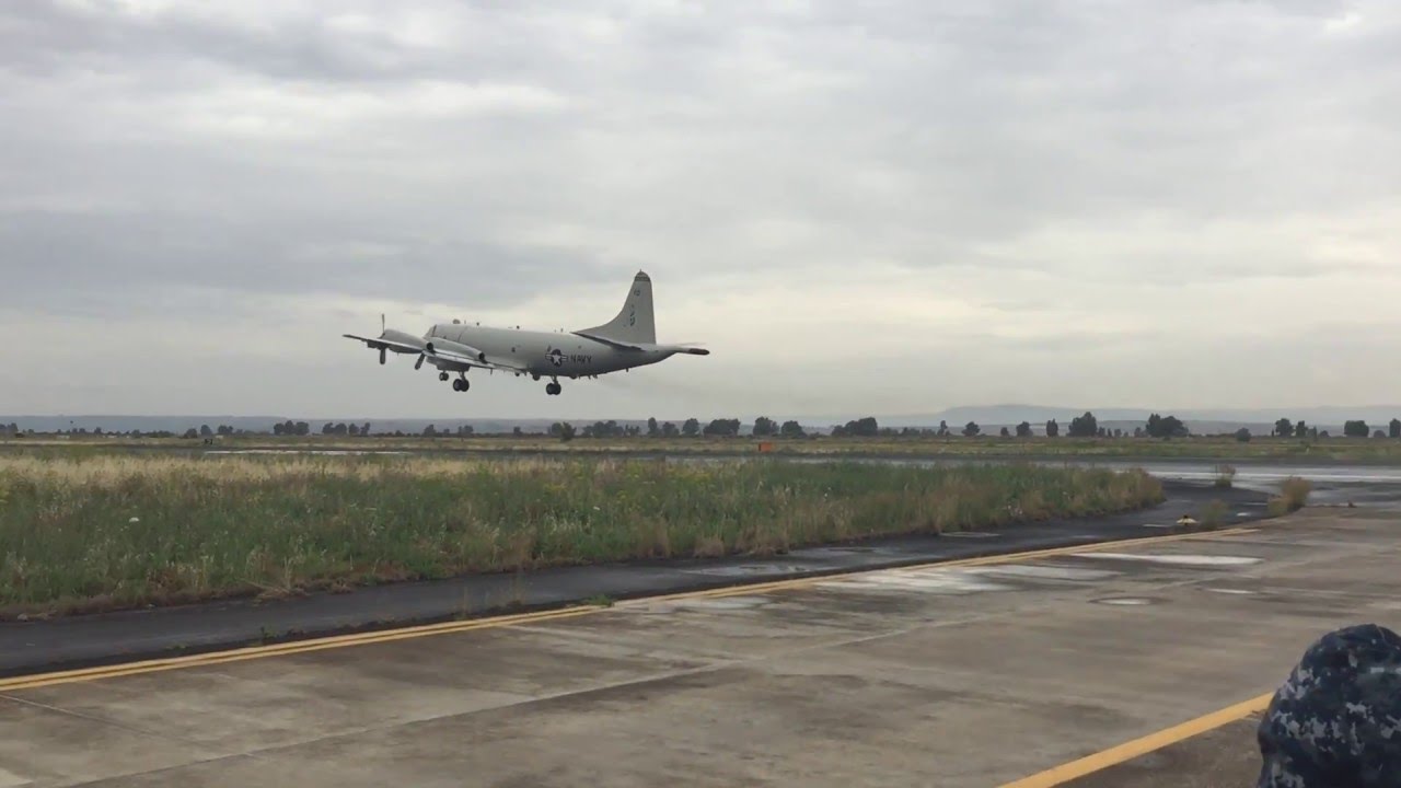 U.S. Navy P-3 Takes off to Search for EgyptAir Flight MS804 (2)