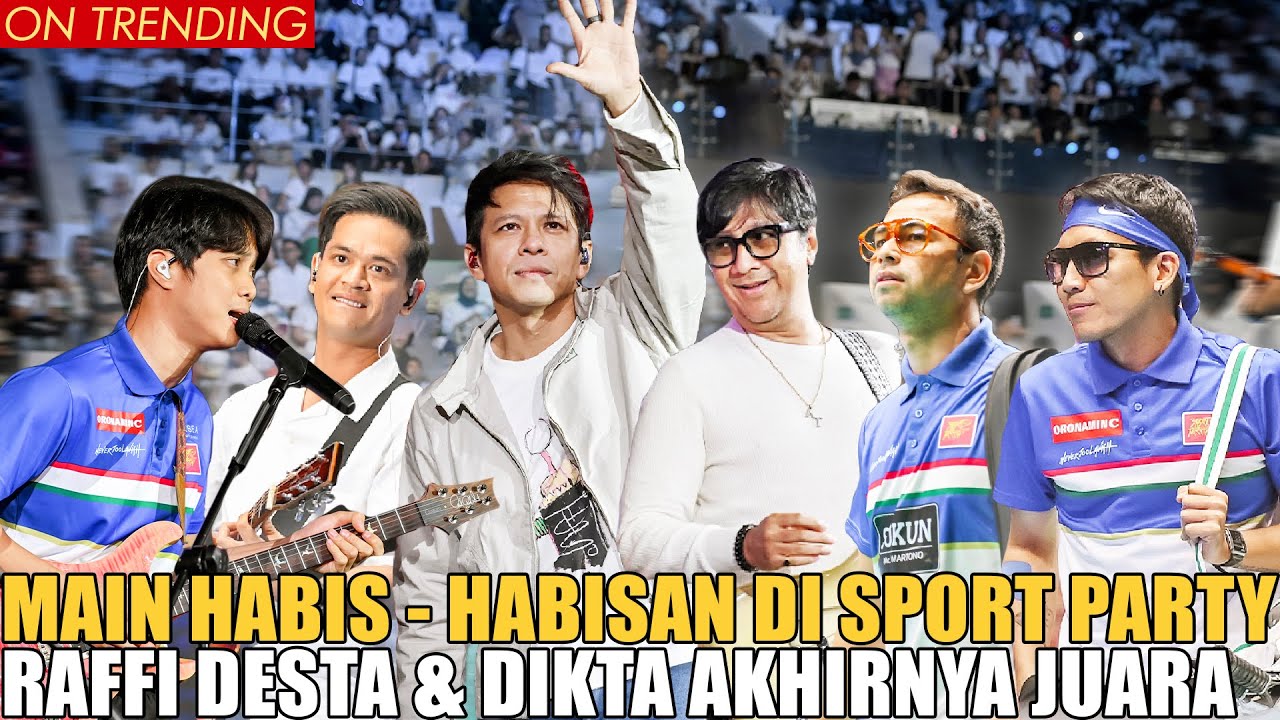 RAFFI DESTA & DIKTA JUARA DI SPORT PARTY.. ANDRE JADI KOMENTATOR.. CUMA BISA PANAS-PANASIN DOANG