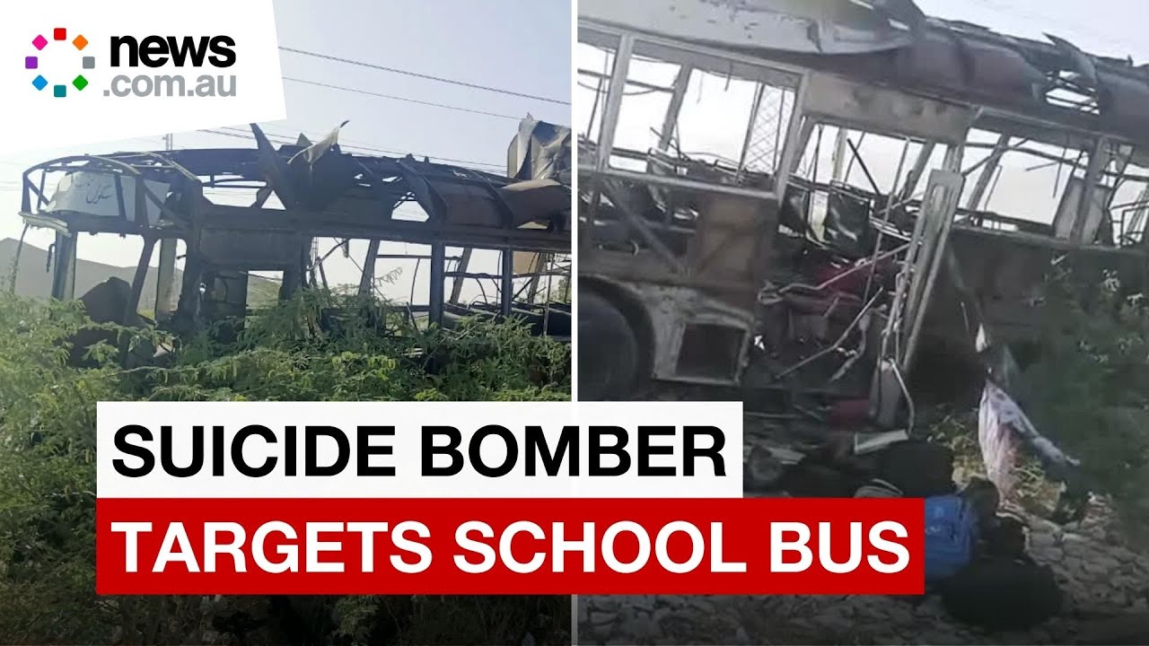 Suicide bomber kills five on school bus in Pakistan