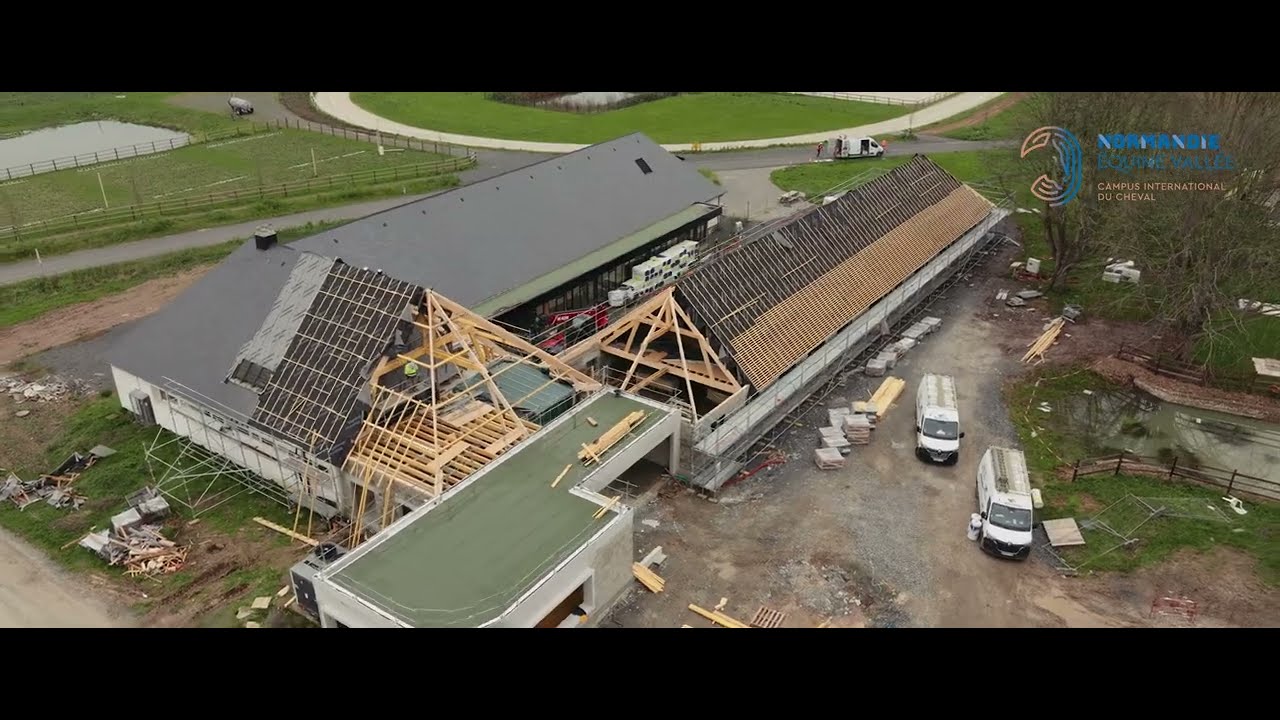Déc 2024 ▶️ Suivi du chantier Normandie Équine Vallée à Goustranville