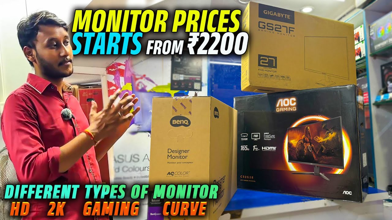 CURRENT MONITORS PRICE IN CHENNAI🔥💯|STARTING FROM ₹2200💯|#chennai #gaming #monitor #pc