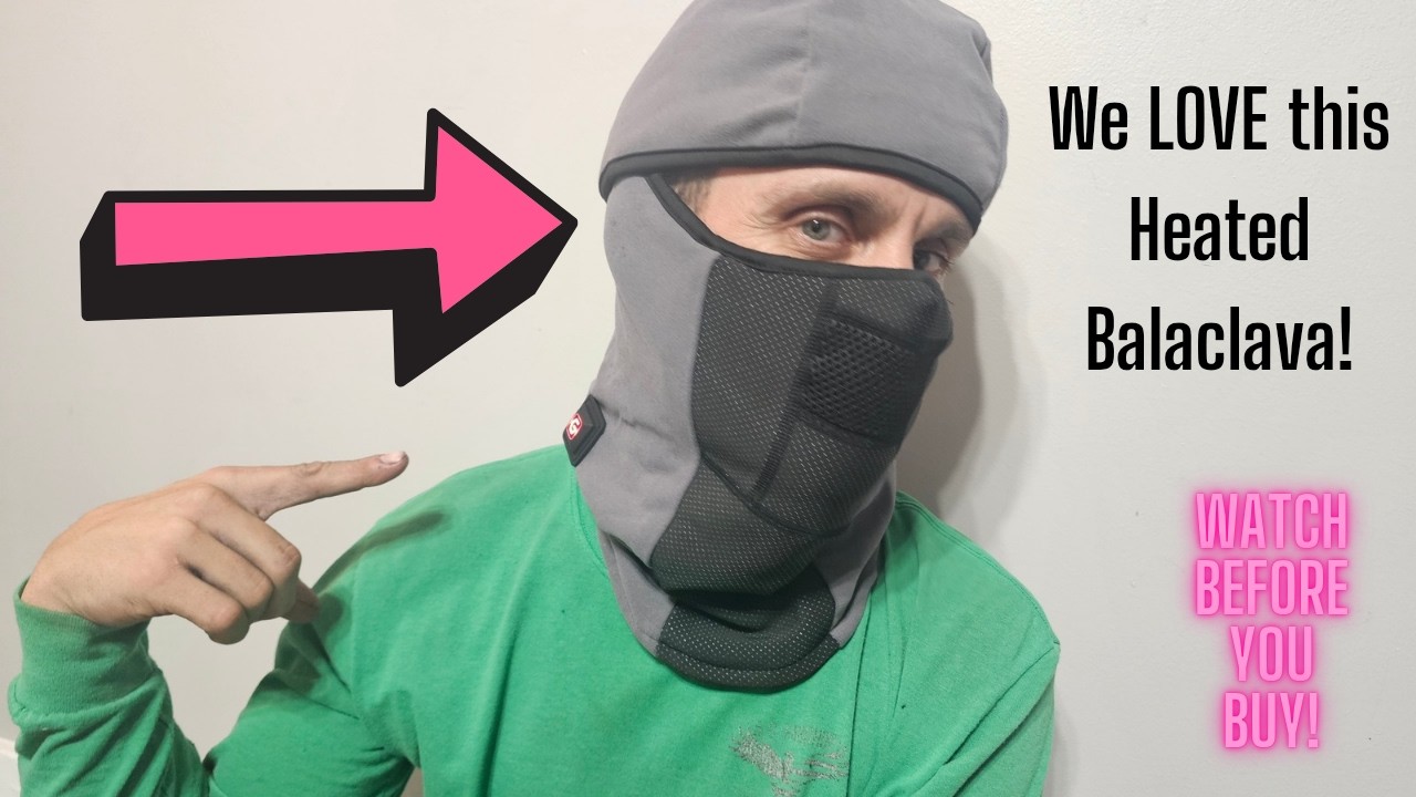 Graphene Heated Balaclava 6000 mAh Battery Packs Intelligent Winter Cold Weather Gift