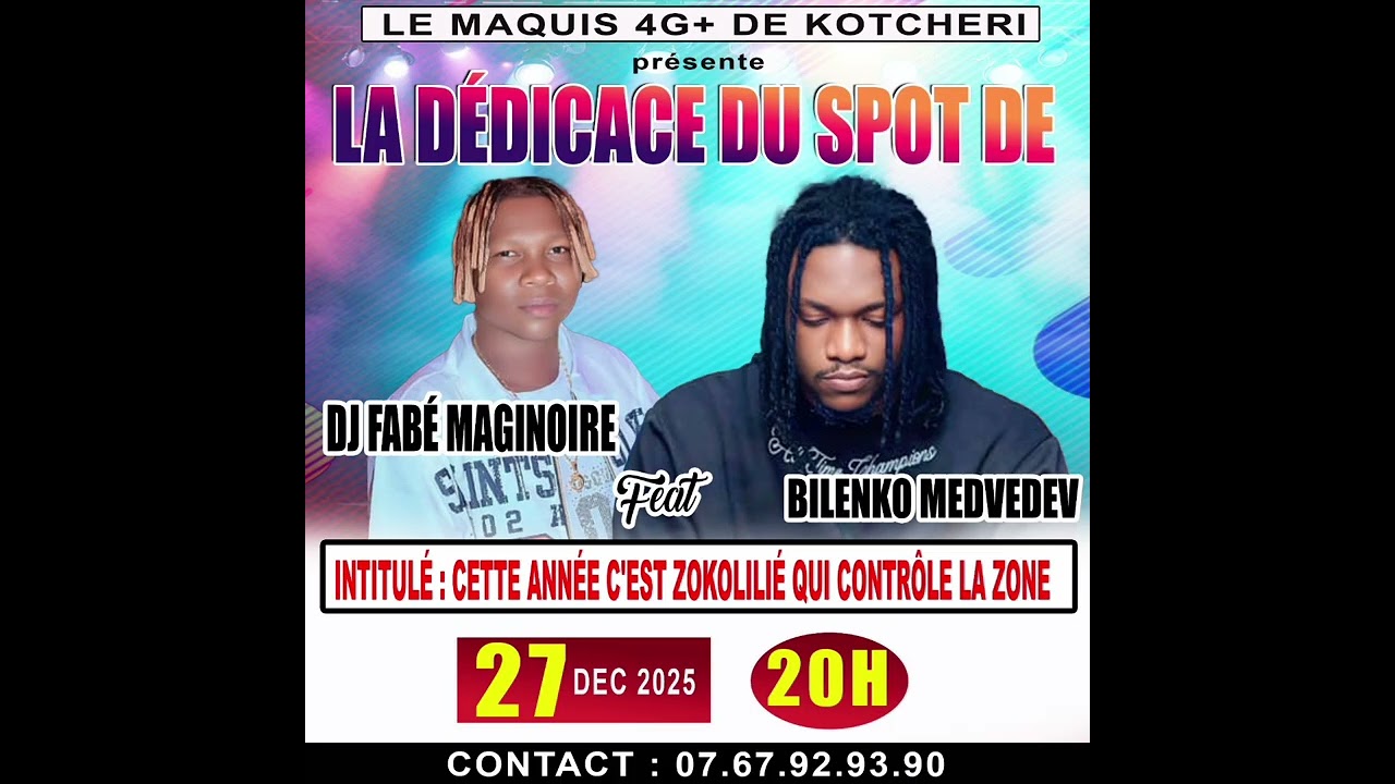 DJ FABÉ MAGINOIRE FT BILENKO MEDVEDEV : BONNE ANNÉE ZOKOLILIÉ