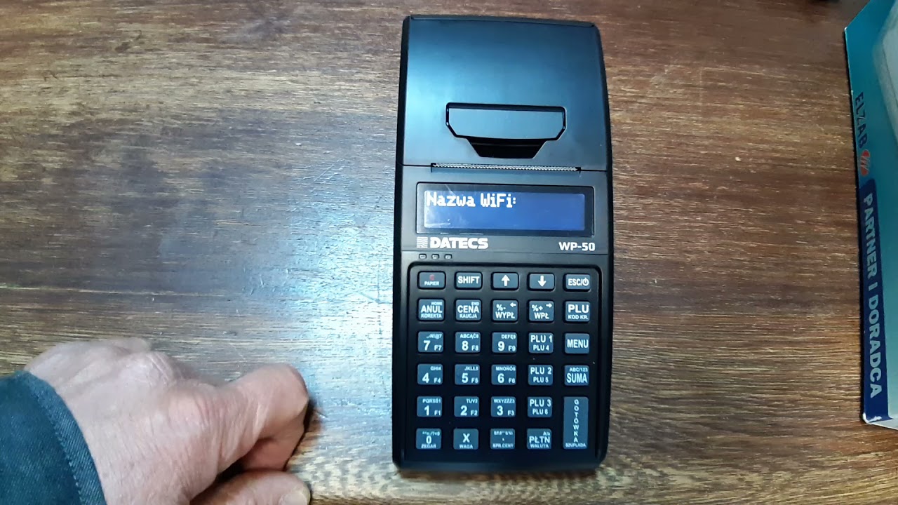 Datecs wp50 ustawienie Wifi