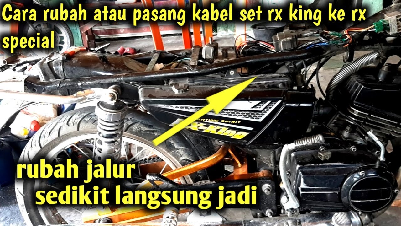 Cara rubah atau pasang kabel set rx king ke Rx special