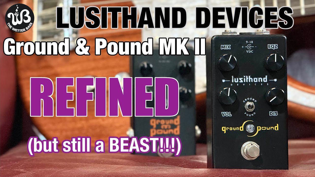 The Lusithand Device Ground & Pound MK II is not only an awesome drive but also a brilliant PREAMP!