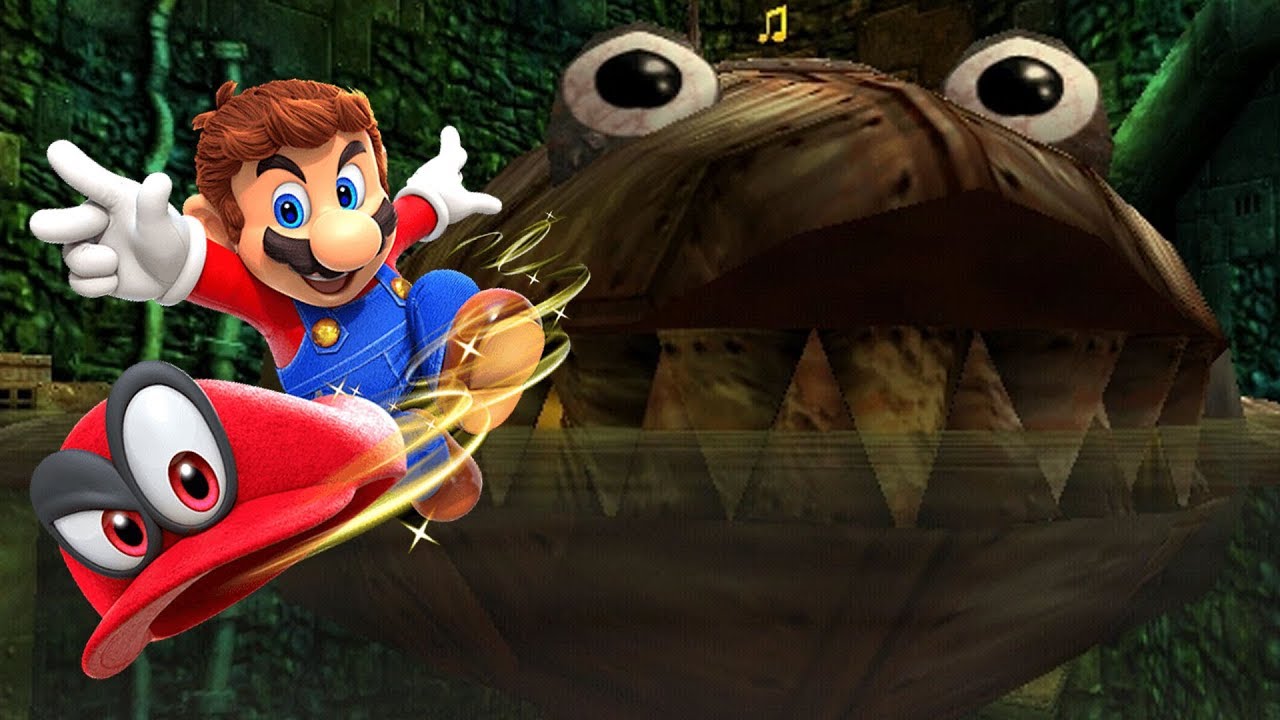 Mario Odyssey - Clanker'S Cavern in Super Mario Odyssey (Mod)