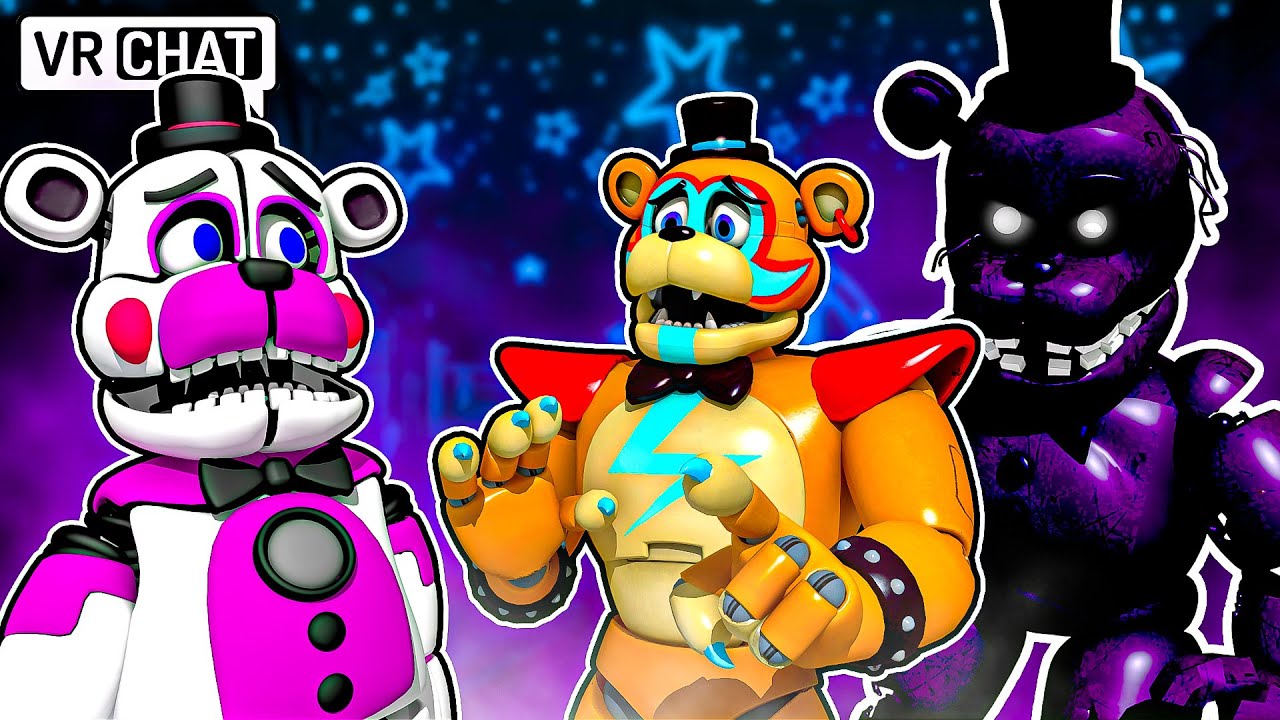 Glamrock Freddy Helps Shadow Freddy in VRCHAT
