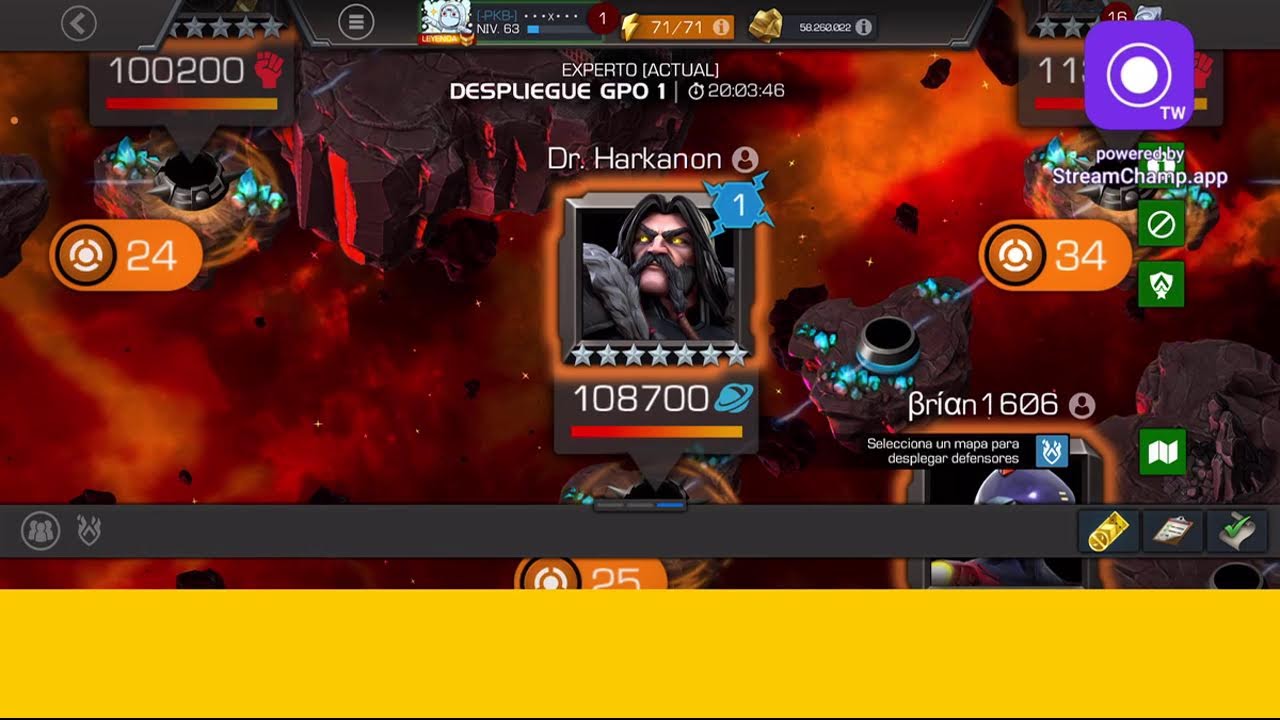 Acomodando defensa y un rato de bgs MCOC